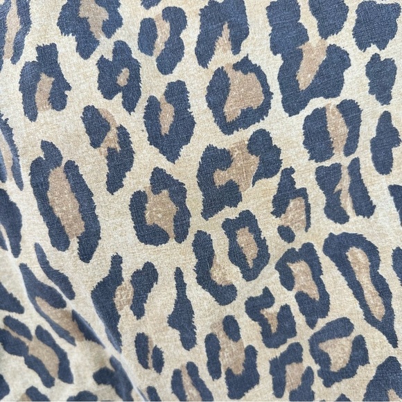 Ralph Lauren Aragon Leopard Print Twin Fitted Sheet Made in USA 100% Cotton - Picture 2 of 8